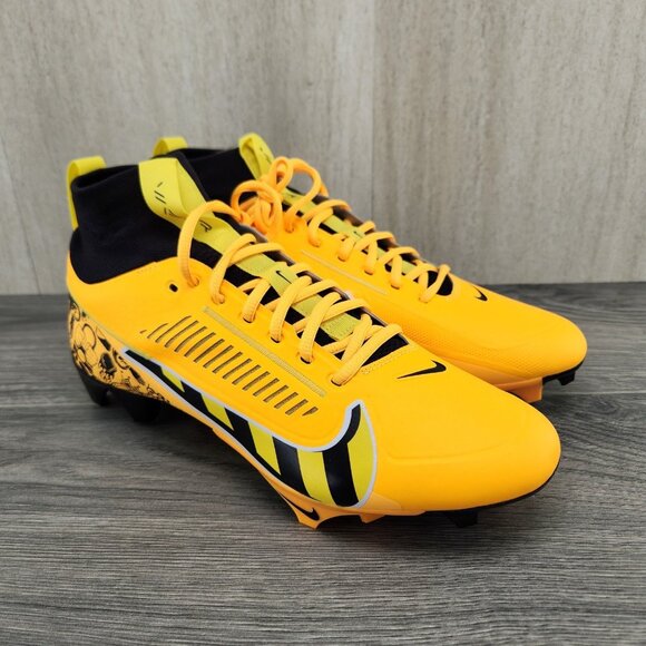 Nike Vapor Edge Pro 360 2 NRG Size 10.5 Mens Laser Orange Black Football Cleats - Picture 4 of 15